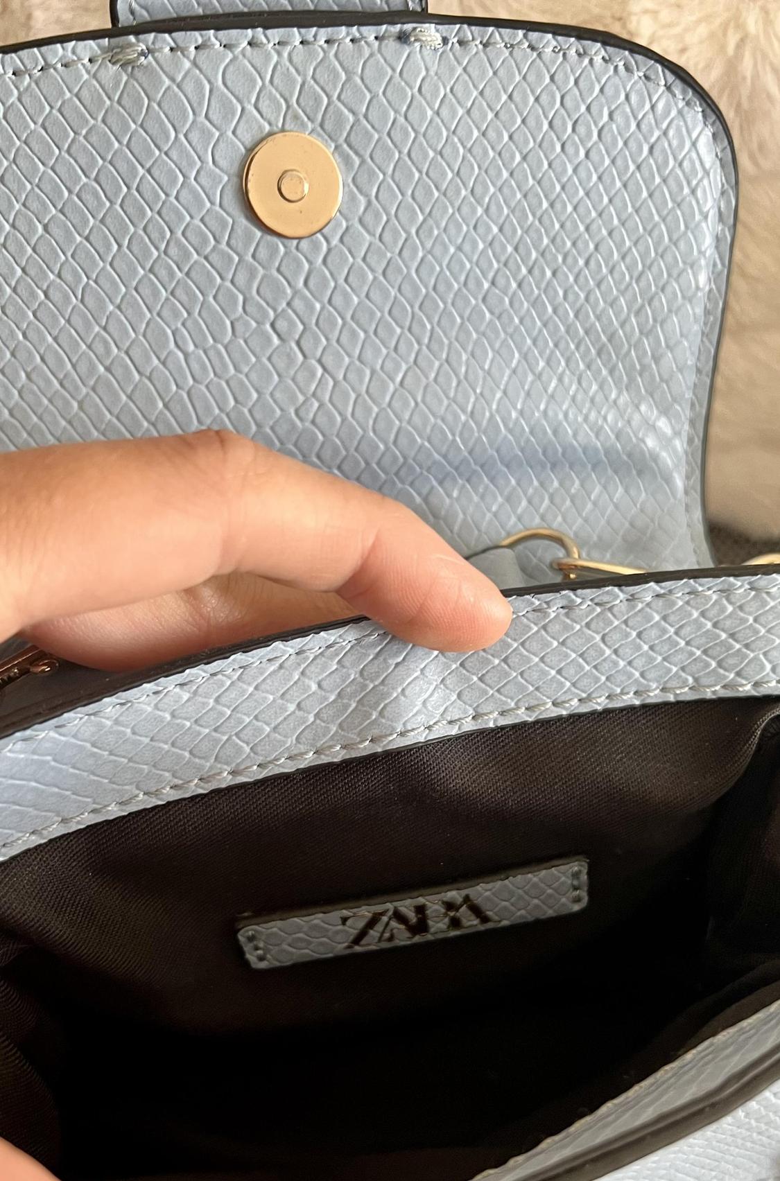 PETIT SAC BANDOULIÈRE BLEU ZARA - Image 2