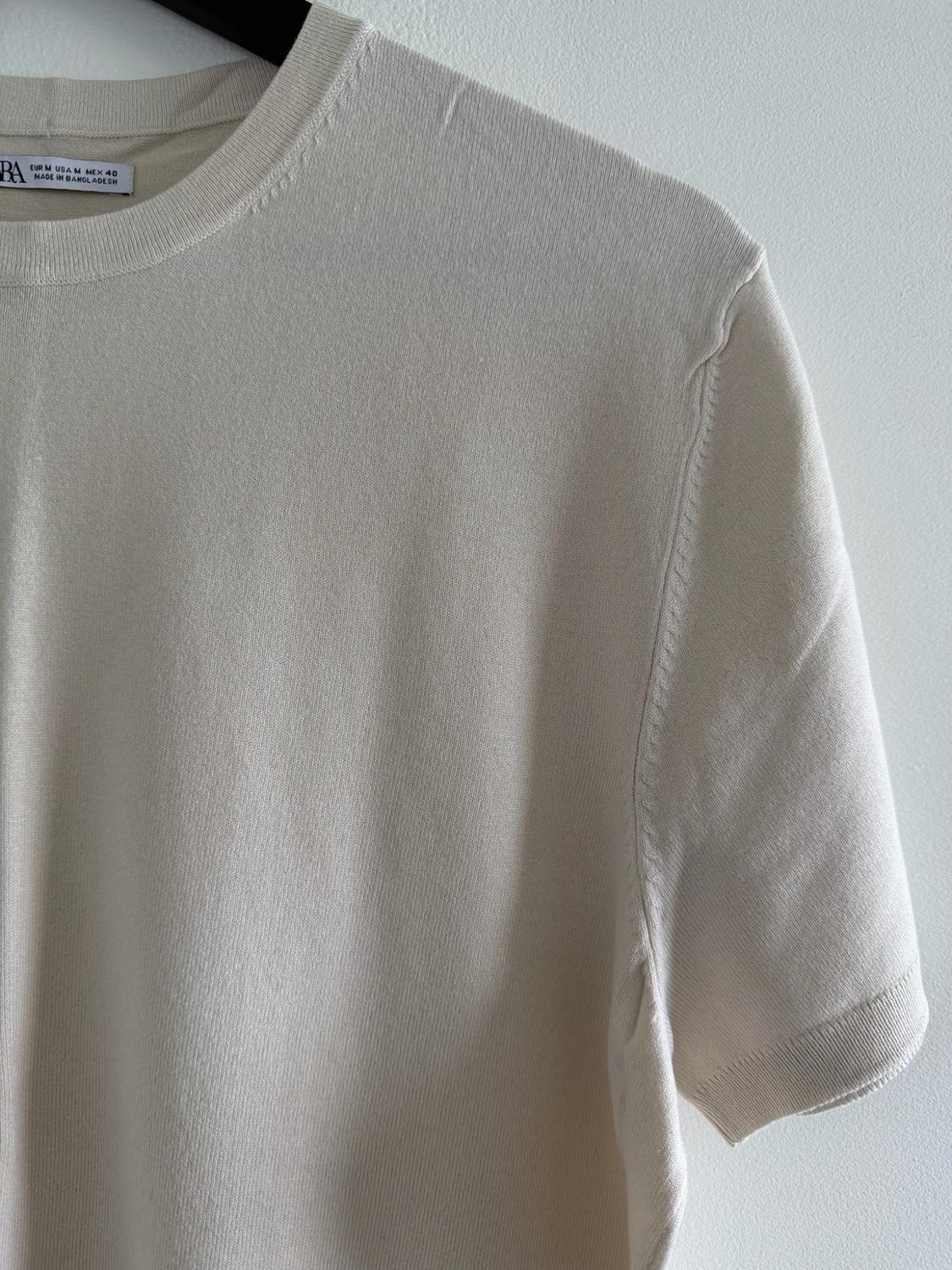 VISCOSE BLEND KNIT T-SHIRT - Image 3
