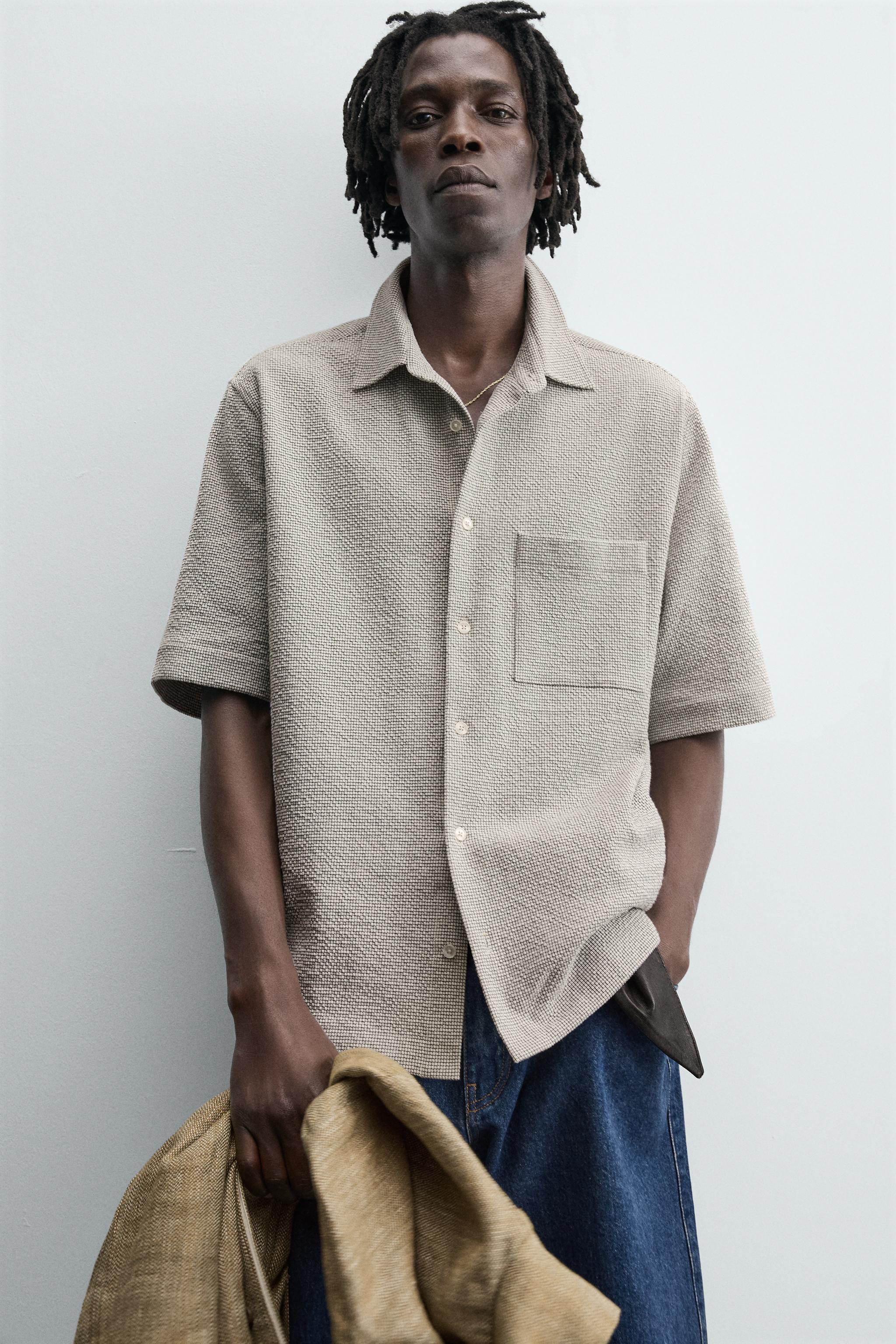 GACKT着用agr Brilliant Tweed Shirt BZ SideTuck Blouson🐝 . . ブルゾン初のハーフスリーブ・トップス