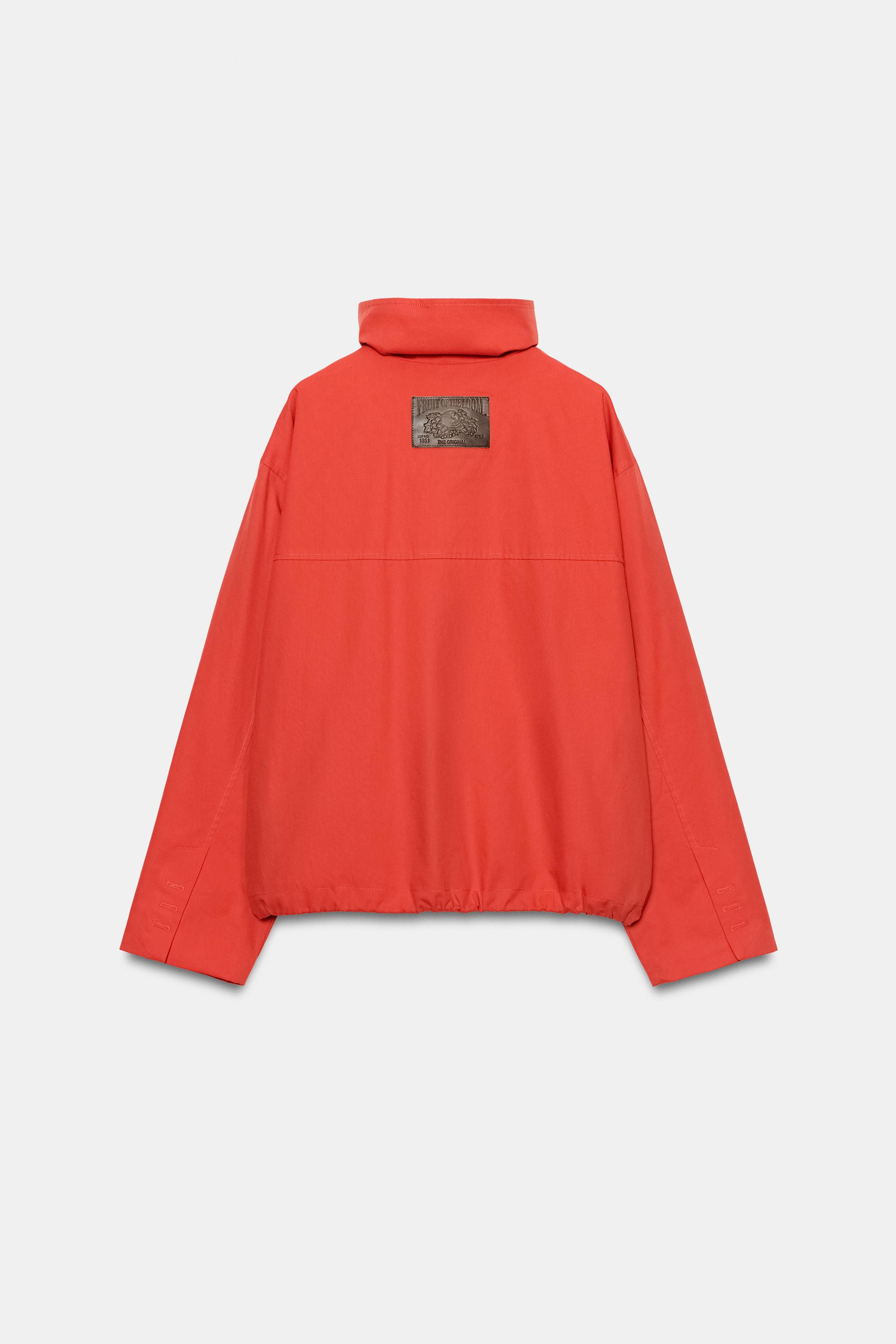 Zara FRUIT OF THE LOOM™ DİK YAKA CEKET görsel 3