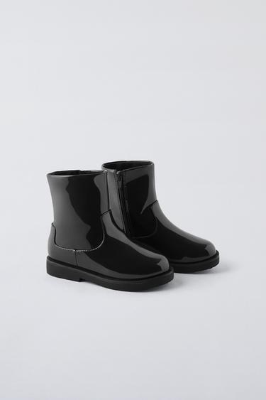 BOTA EFECTO ACHAROLADO - Negro de Zara