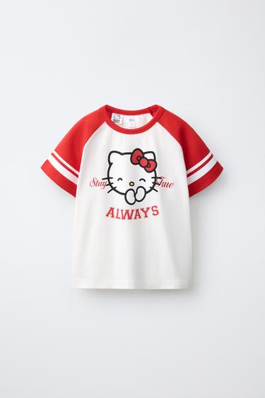 HELLO KITTY © SANRIO RAGLAN SLEEVE T-SHIRT - White by Zara