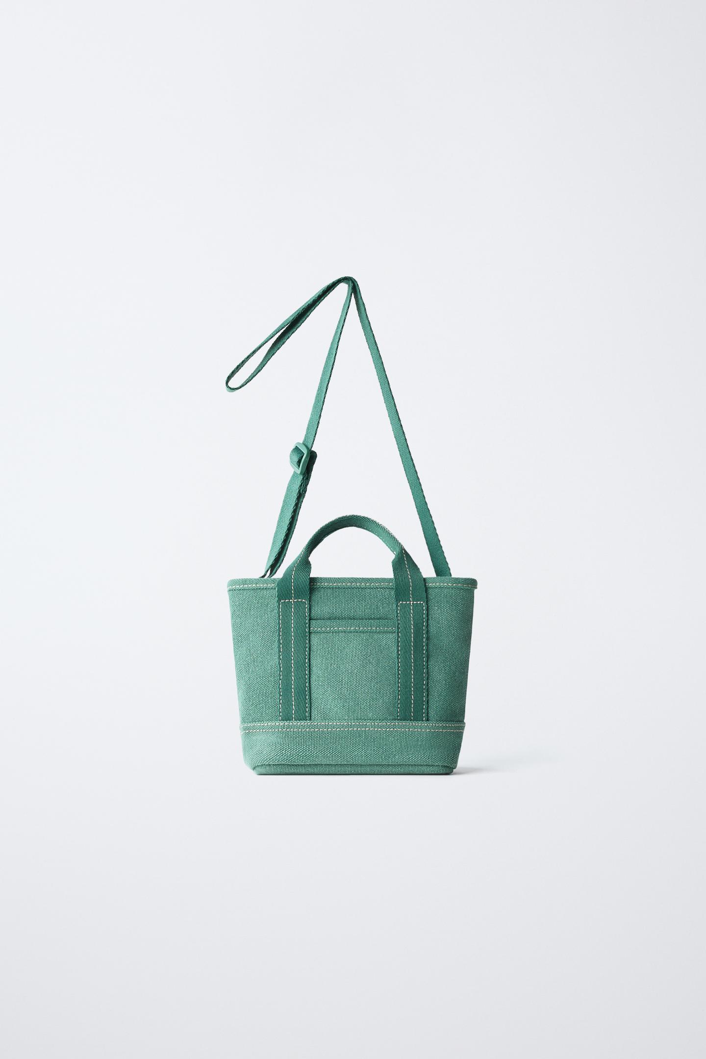 Детская сумка Zara Mini Shopper, цвет: Зелёный