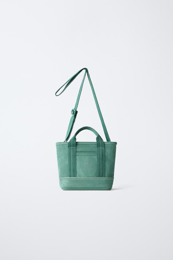 Детская сумка Zara Mini Shopper, цвет: Зелёный