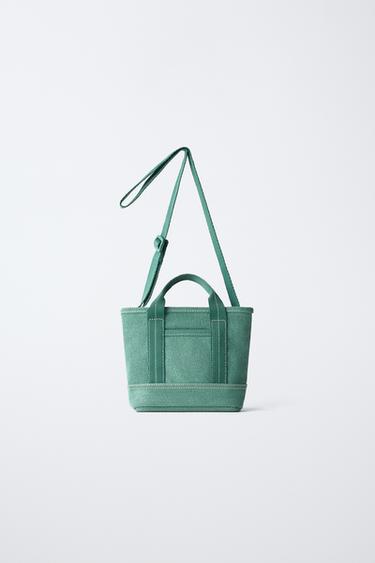 MINI SHOPPER - Green by Zara