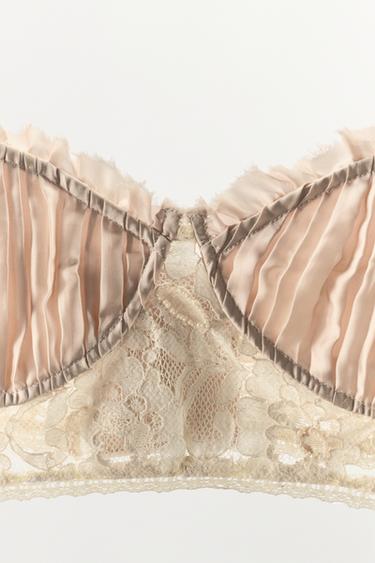 SOUTIEN-GORGE PLIS DENTELLE - Rose de Zara - Image 4