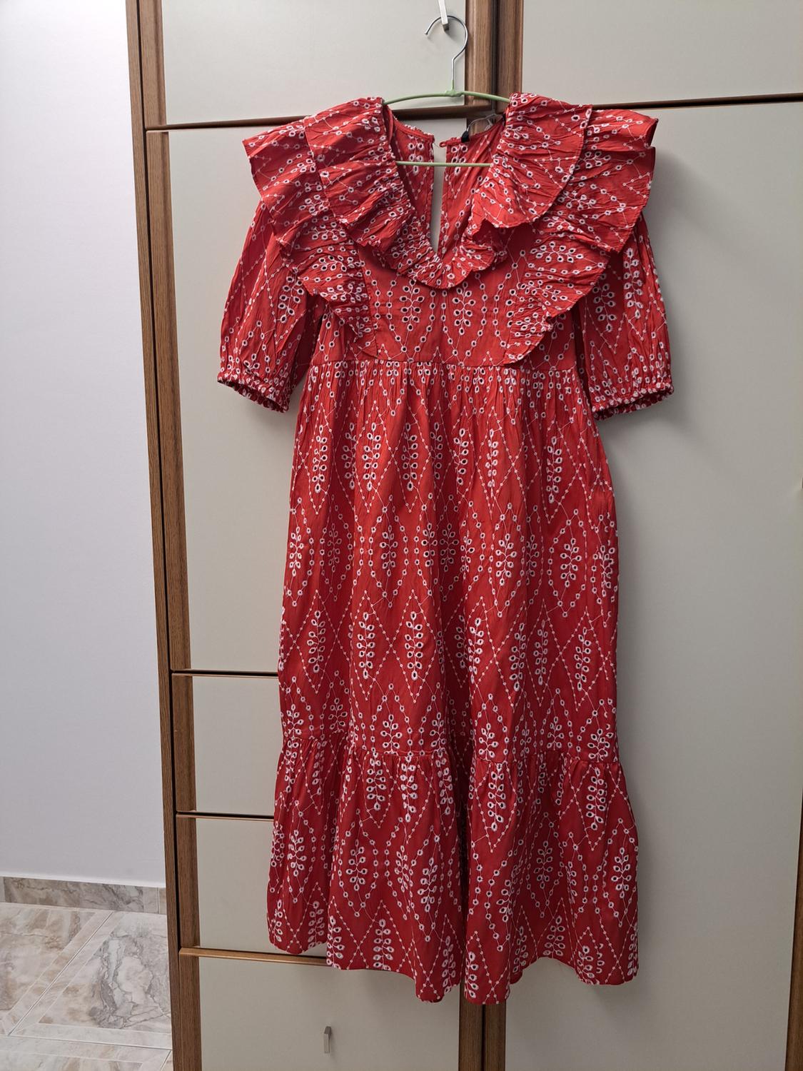 DRESS WITH CUTWORK EMBROIDERY