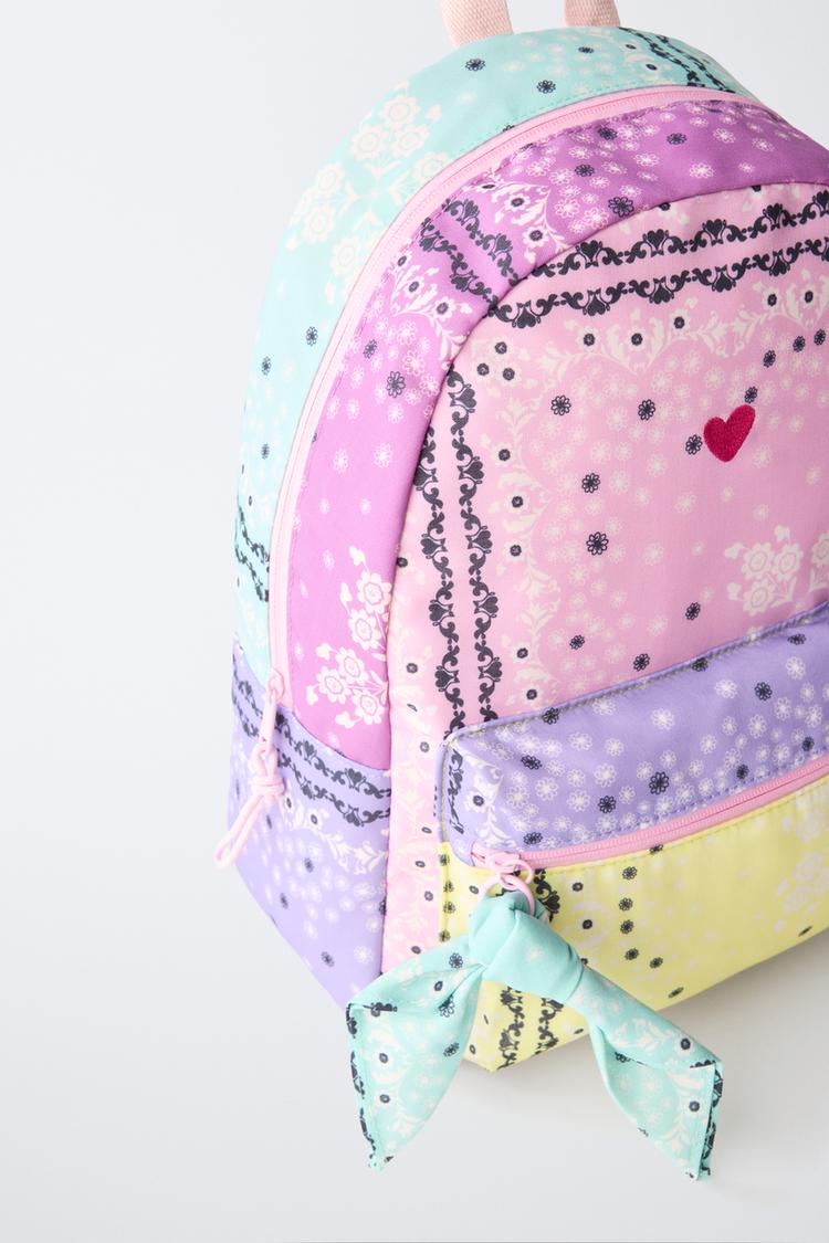 Mochila con estampado de cachemira 3