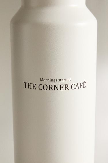 BOUTEILLE "THE CORNER CAFÉ" INOXYDABLE - Marron de Zara - Image 2
