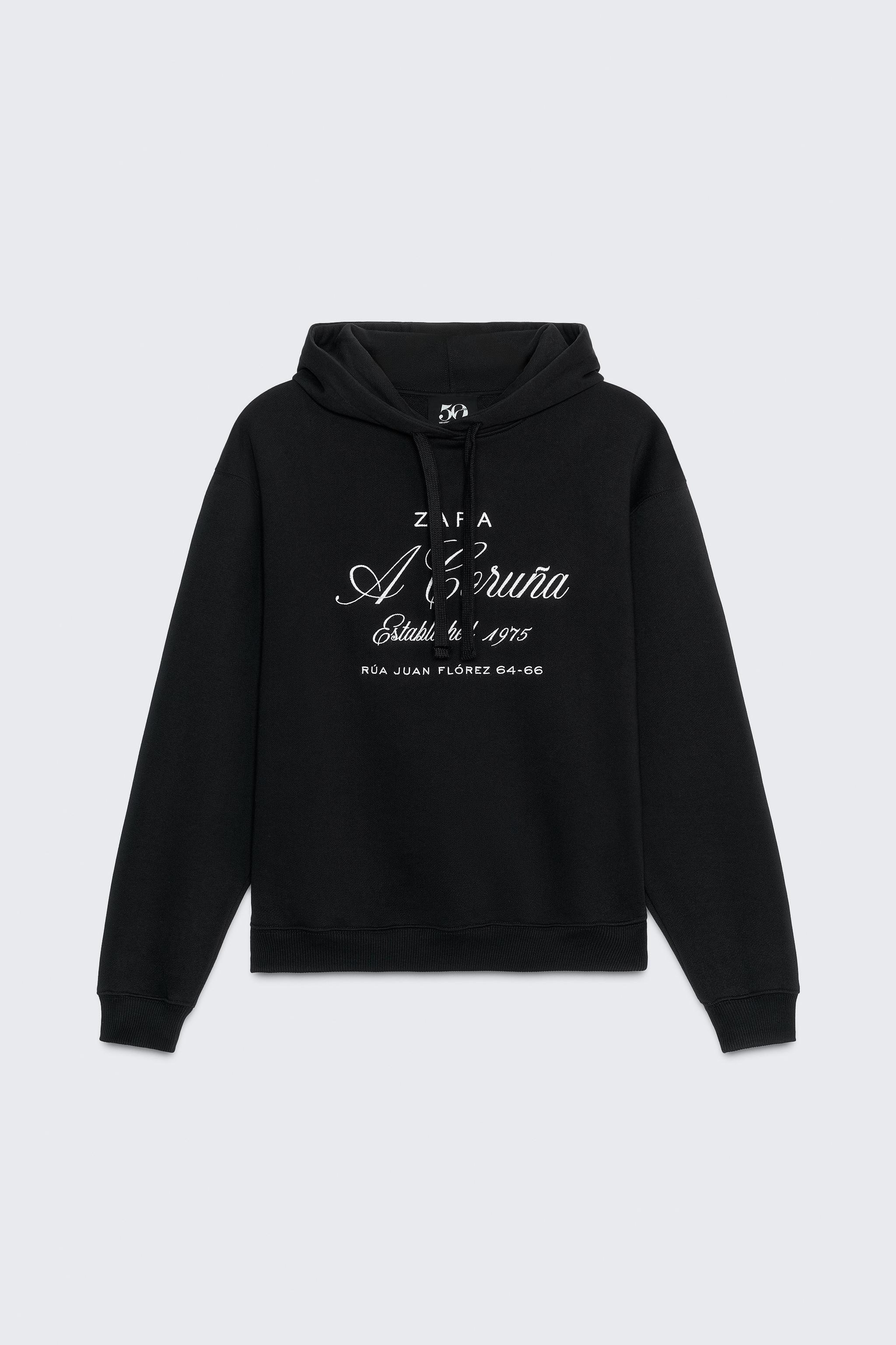 ゼイユ(SAR) 50TH ANNIVERSARY EMBROIDERED CREW NECK SWEATSHIRT - Oyster