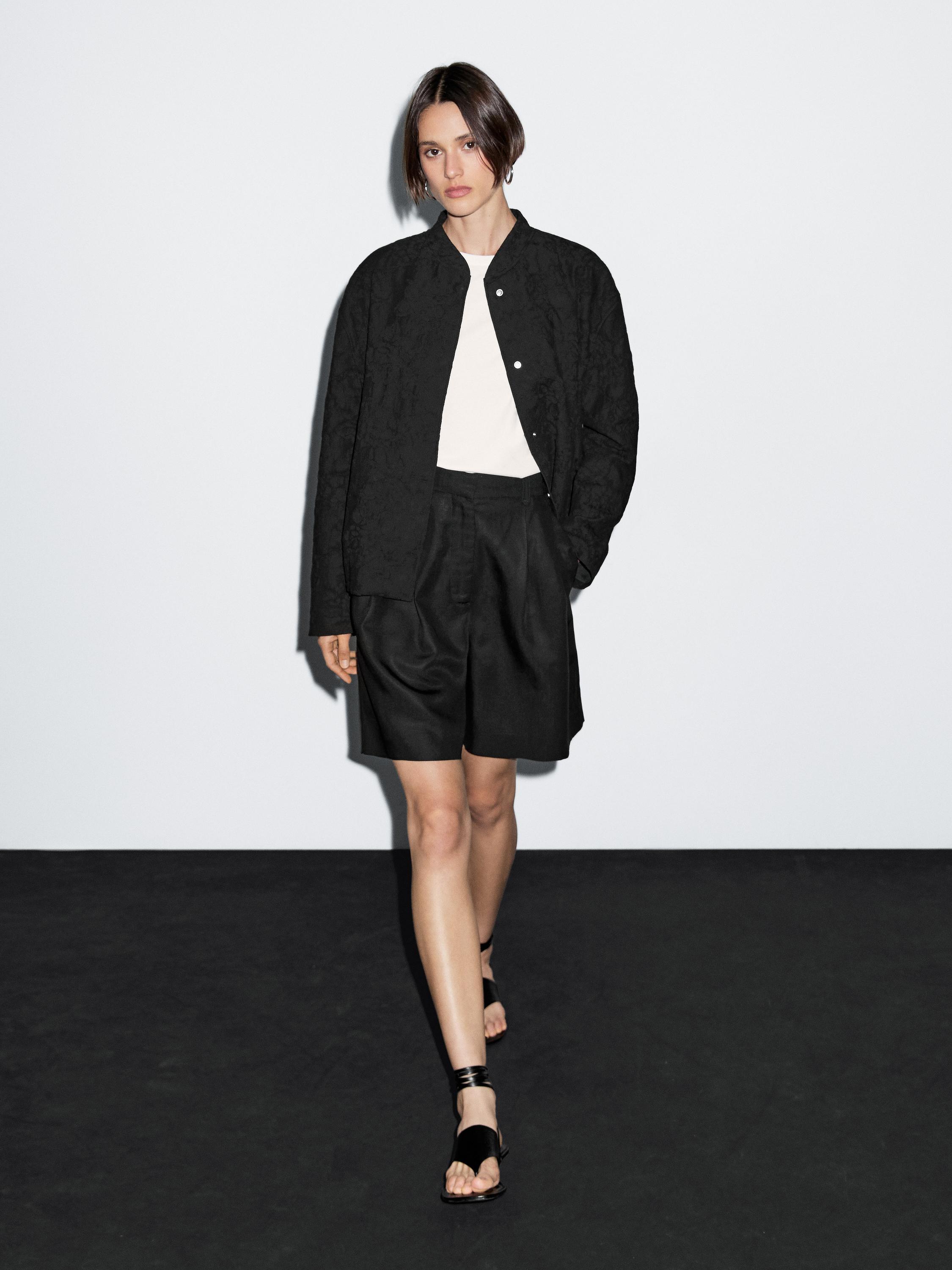 Veste bomber oversize 100 % coton