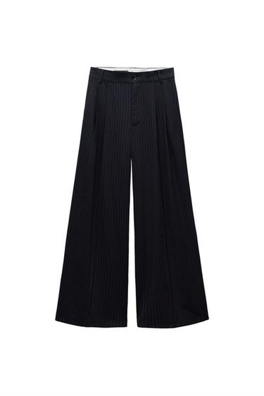 TROUSERS WITH DOUBLE PLEAT
