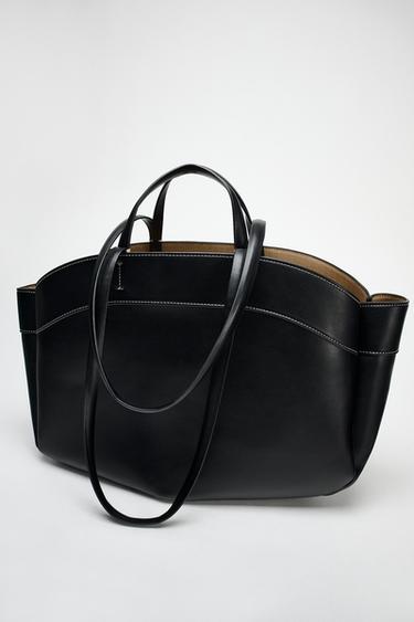 MAXI TOTE BAG - Black by Zara - Image 1