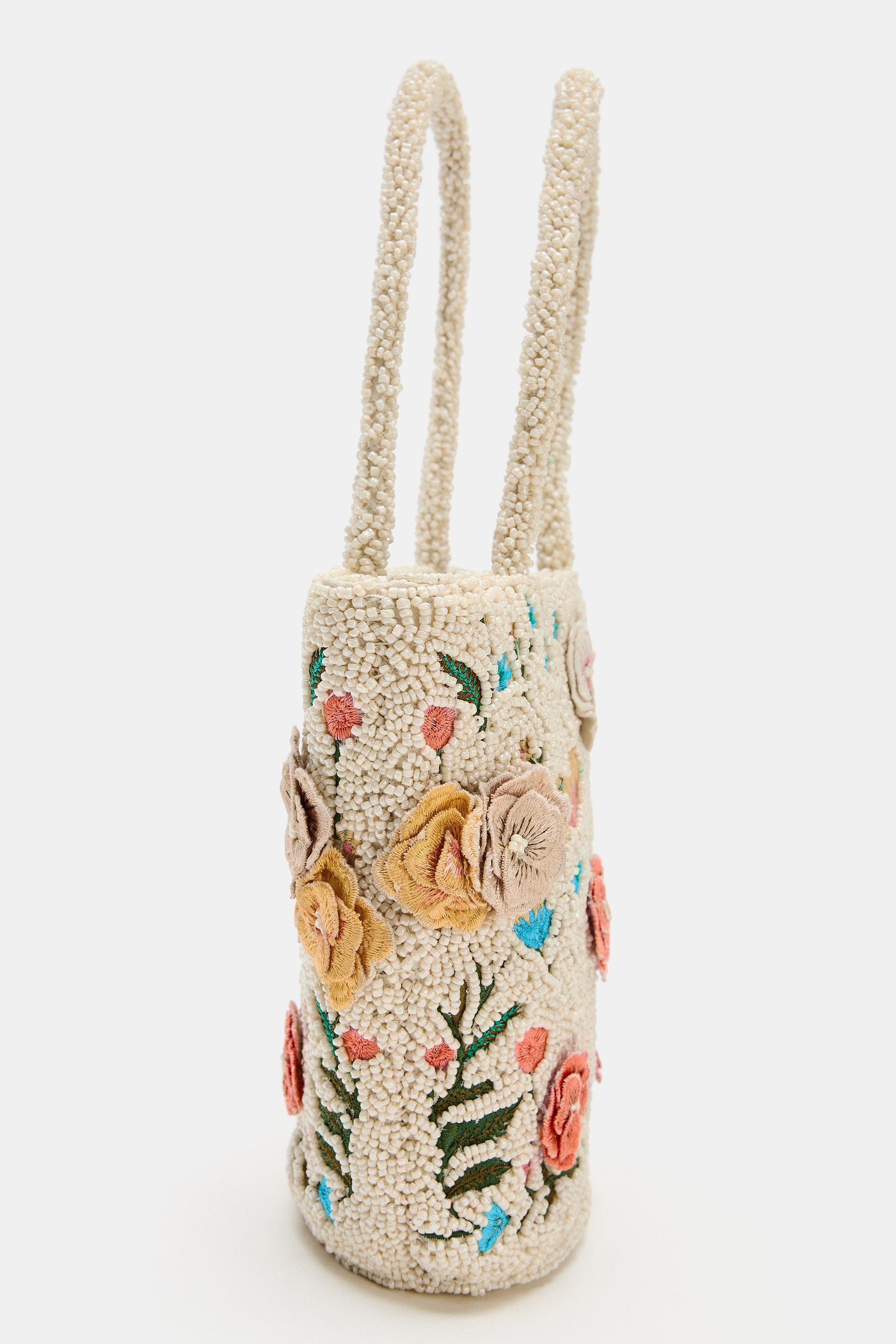 Женские сумки Zara BEADED MINI HANDBAG — фото 5