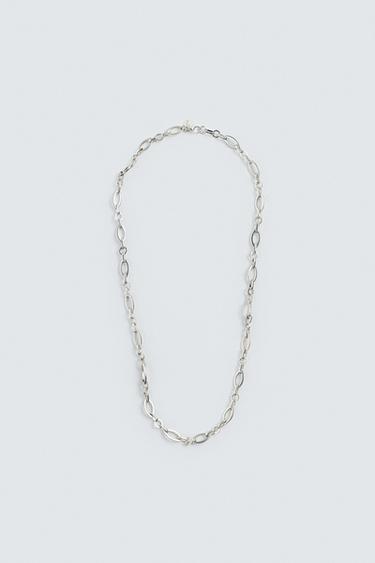 COLLAR ESLABONES COMBINADOS - Plata de Zara