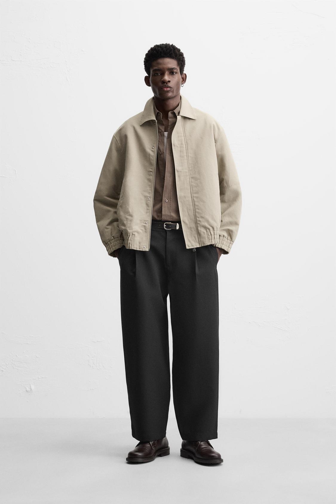 ЖАКЕТ ИЗ СМЕСИ ХЛОПКА И ЛЬНА ZARA