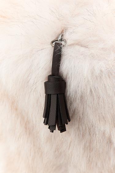 FAUX FUR MAXI HANDBAG - only one by Zara - Image 5