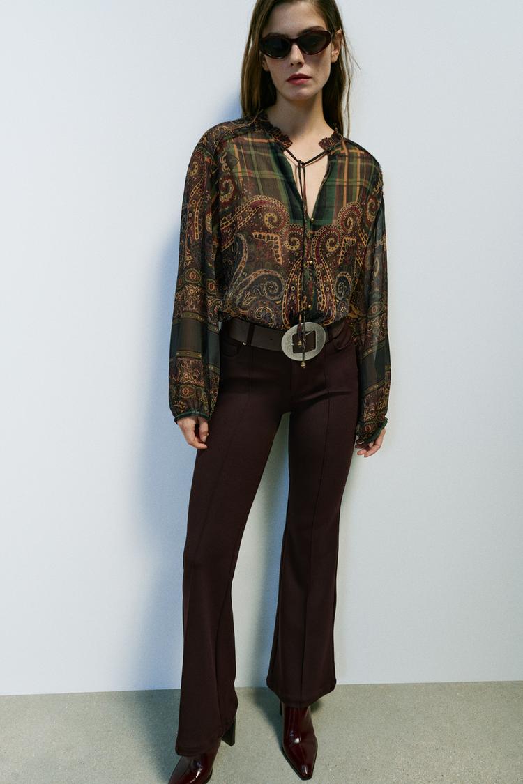 FLARE TROUSERS