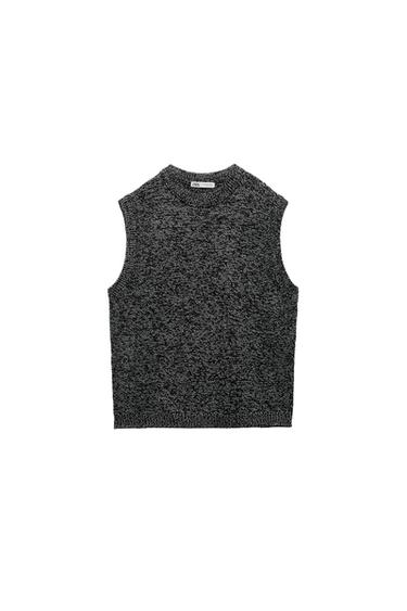 CHALECO PUNTO TORZAL OVERSIZE