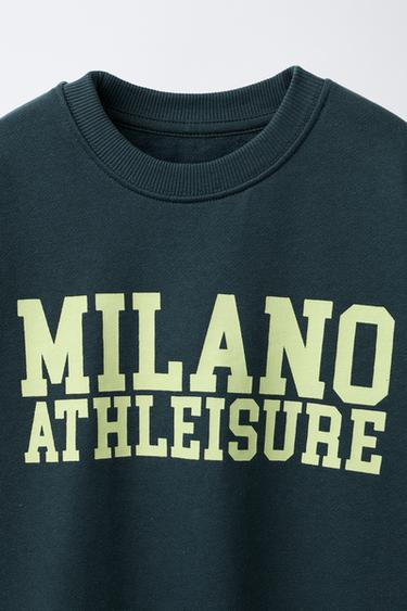 VARSITY SWEATSHIRT - Petrol blue by Zara - Image 2