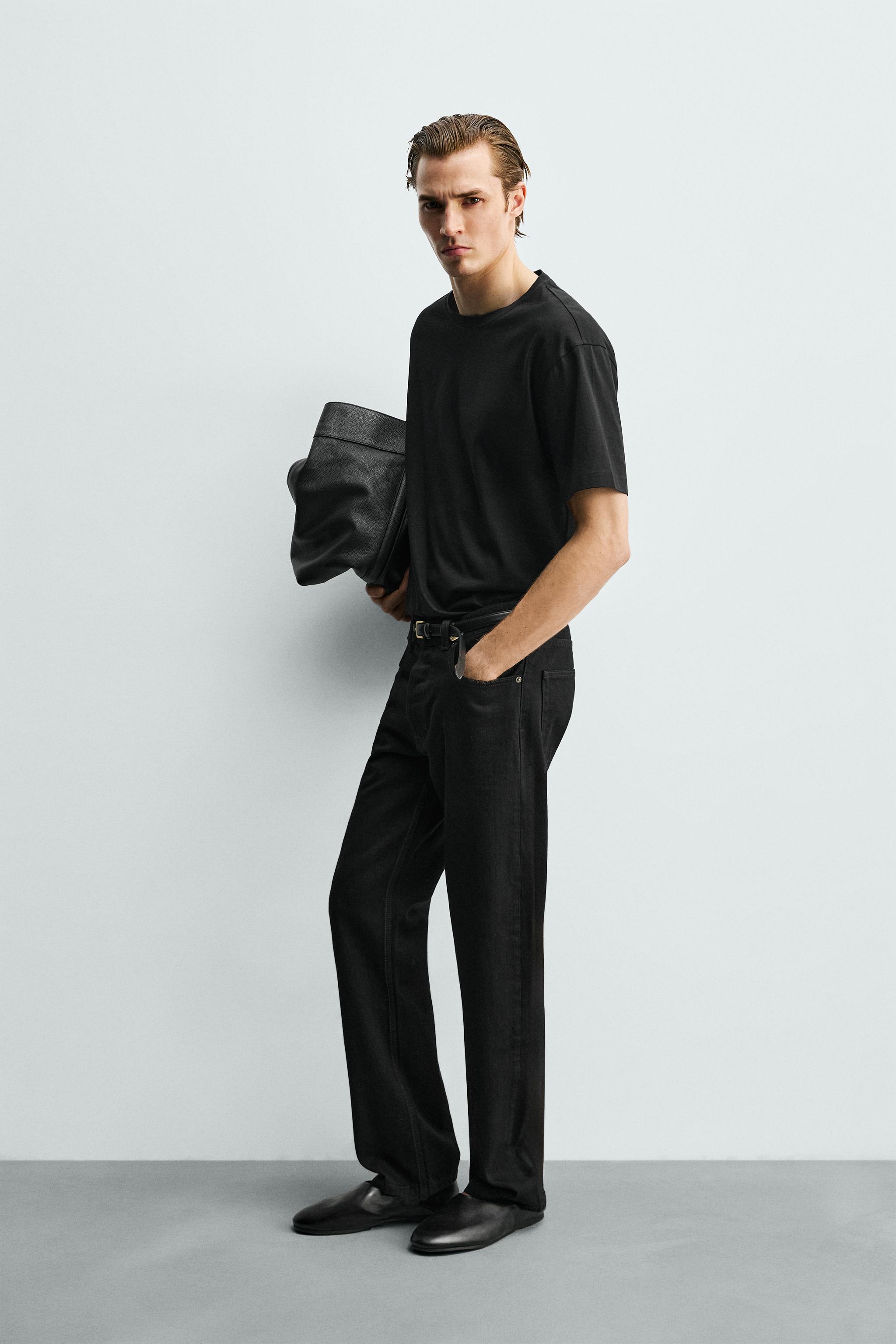 MERCERIZED FINISH CROPPED T-SHIRT