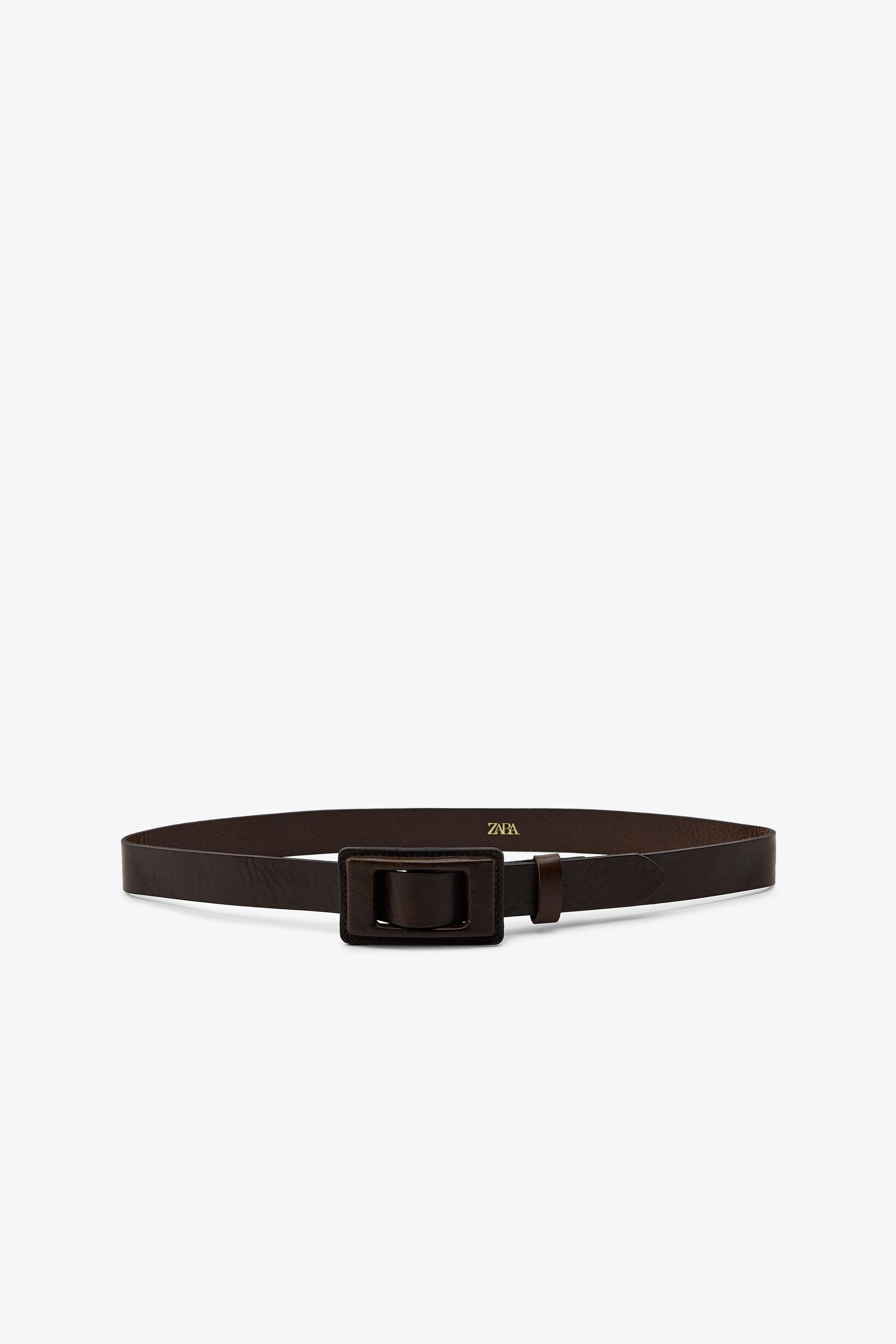 ZARA ベルト スタッズ レザーベルト - ブラック | ZARA Japan / 日本