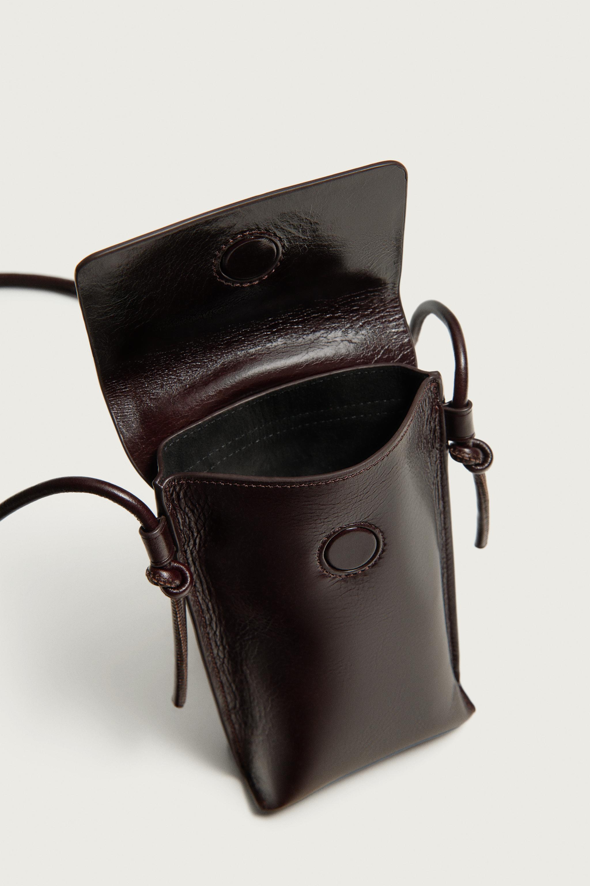LEATHER CROSSBODY BAG