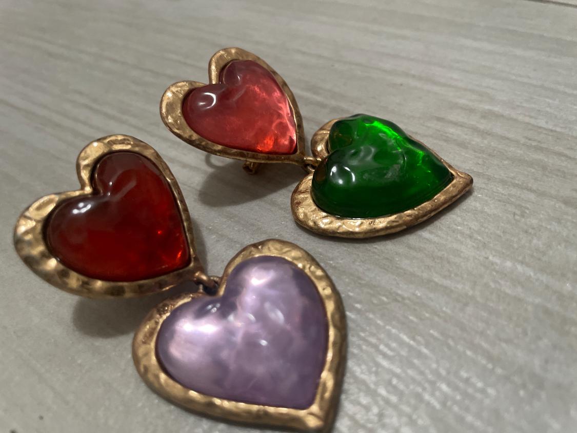 MULTICOLOURED CHARM EARRINGS - Image 3