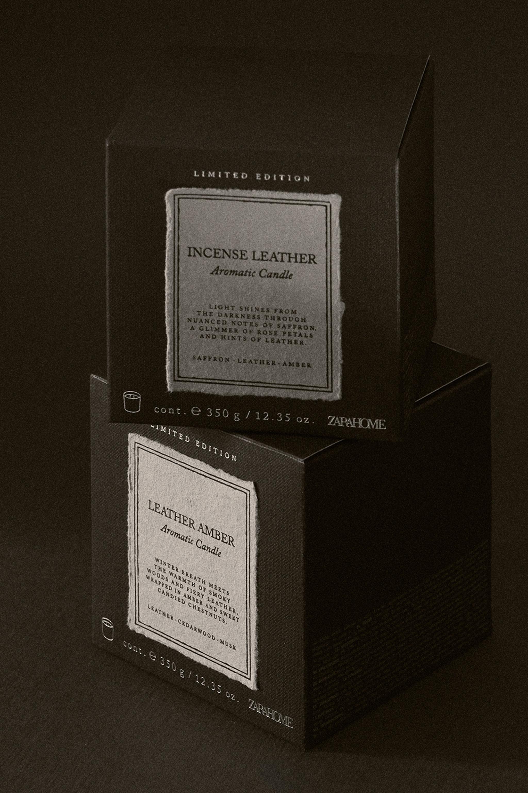 GR) INCENSE LEATHER SCENTED CANDLE