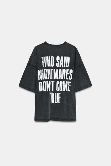 FADED WEDNESDAY© T-SHIRT - Anthracite grey by Zara - Image 3