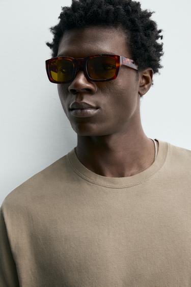 REGULAR FIT LIGHTWEIGHT ORIGINS T-SHIRT - Beige marl by Zara - Image 4