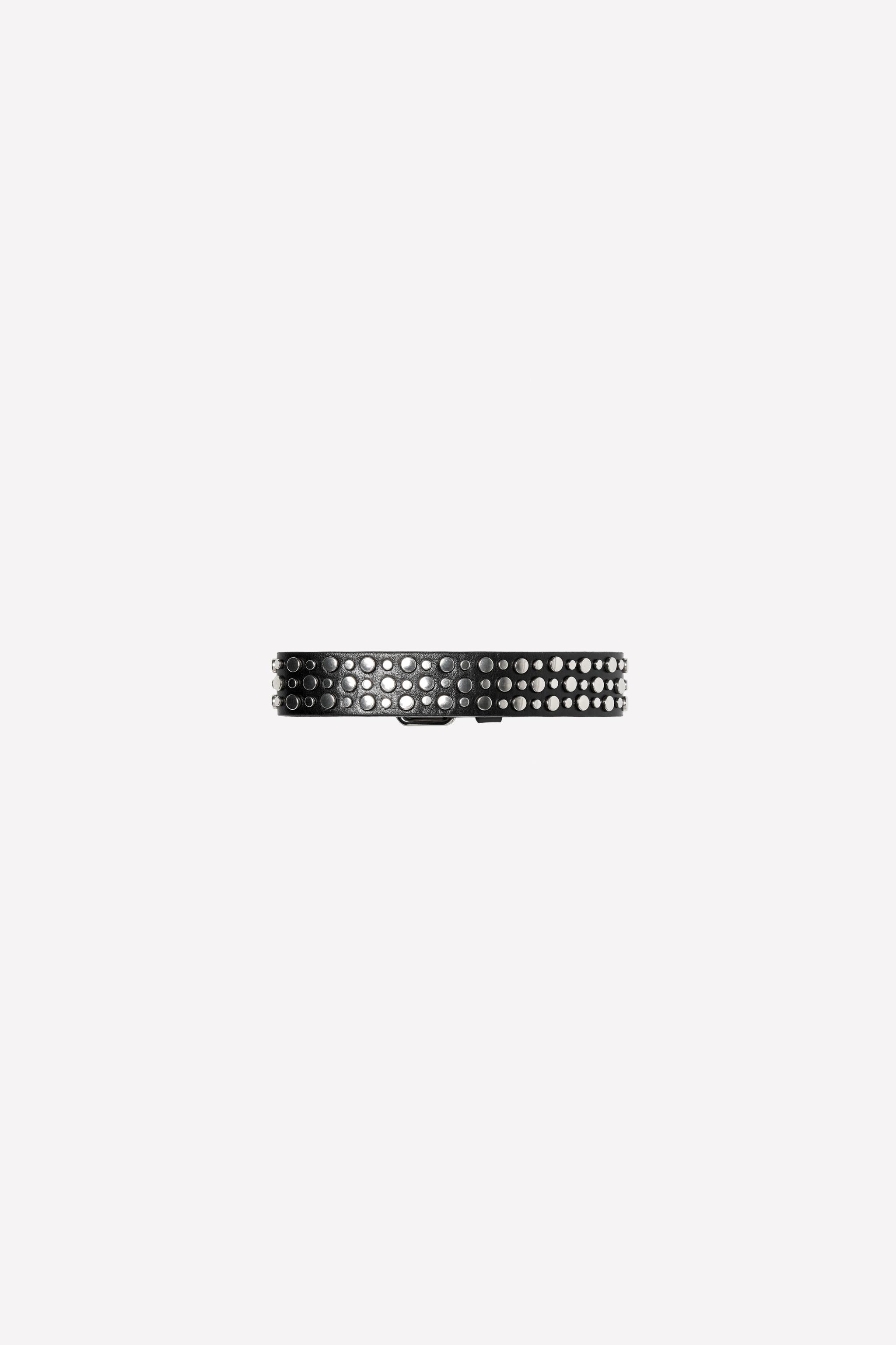 LEATHER STUDDED CHOKER NECKLACE LUDOVIC DE SAINT SERNIN x ZARA
