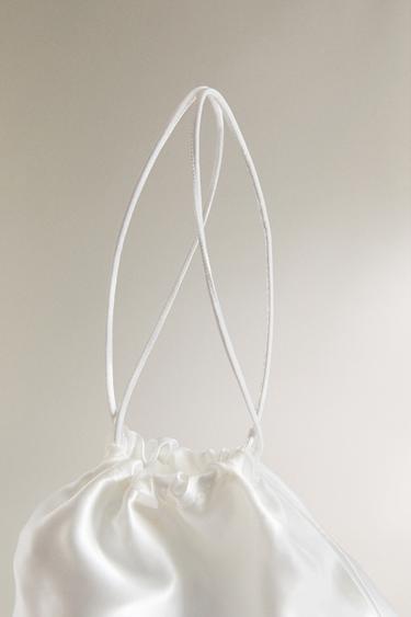 GRAND SAC EN SOIE - Blanc de Zara - Image 4