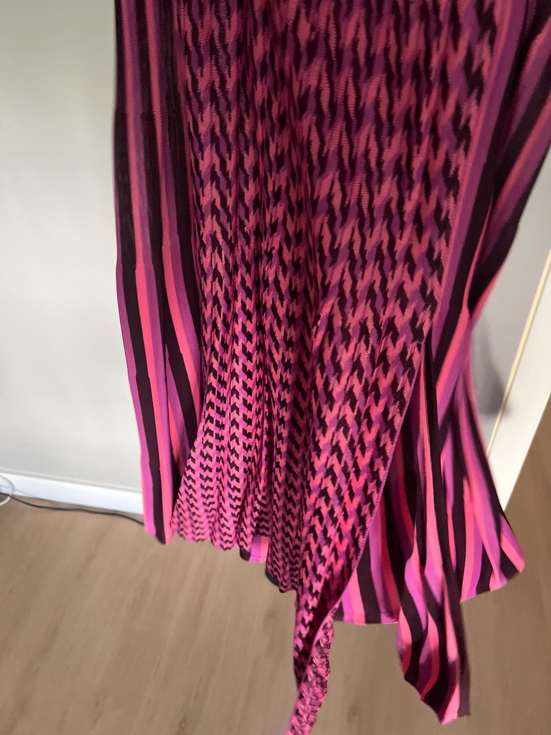 STRIPED MIDI SKIRT - Image 3