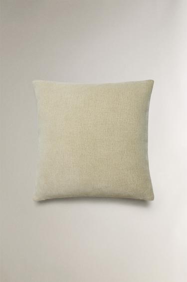 CHENILLE CUSHION COVER - Light green by Zara - Image 2