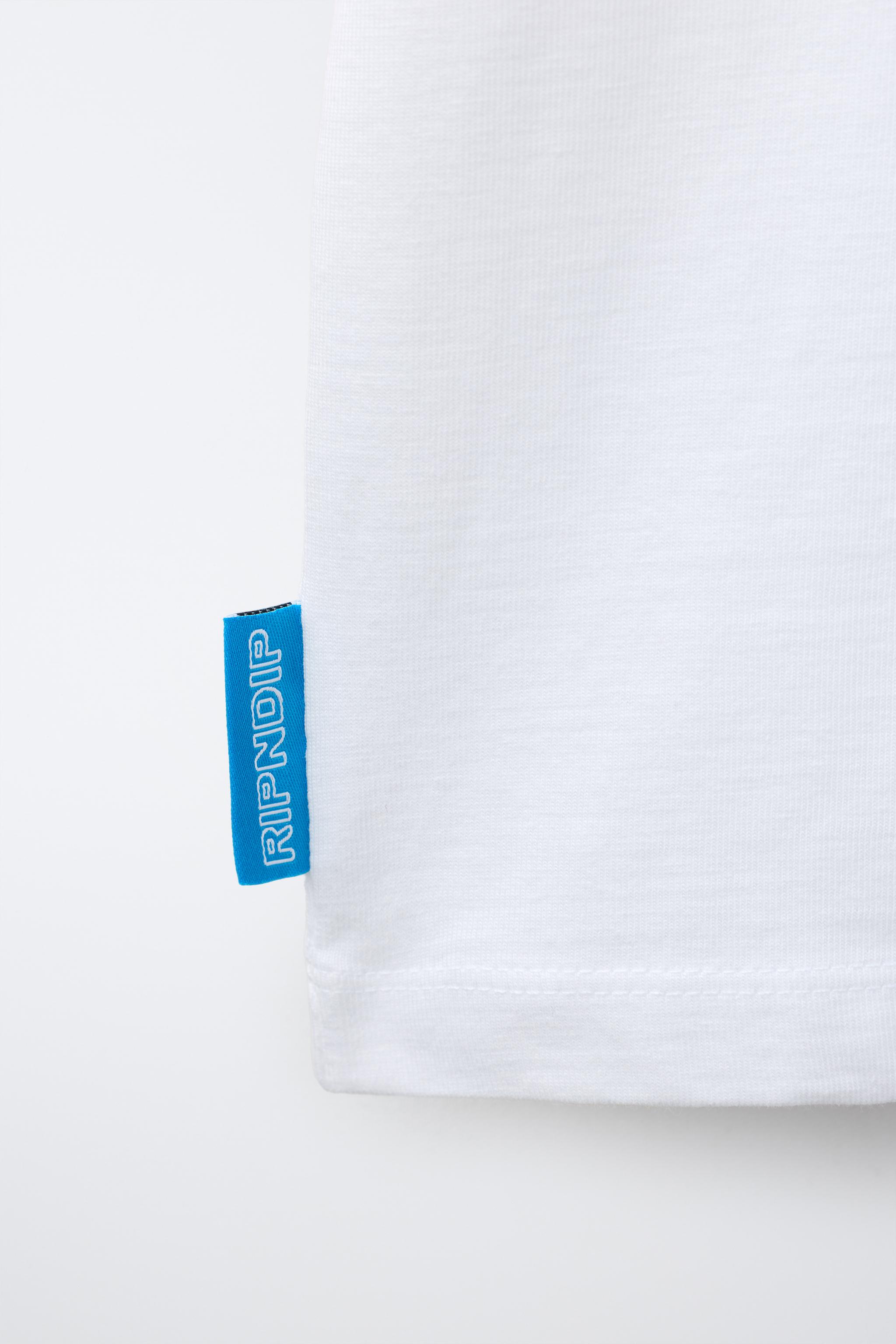 RIPNDIP x ZARA Kids Raised Logo T-Shirt — view 4