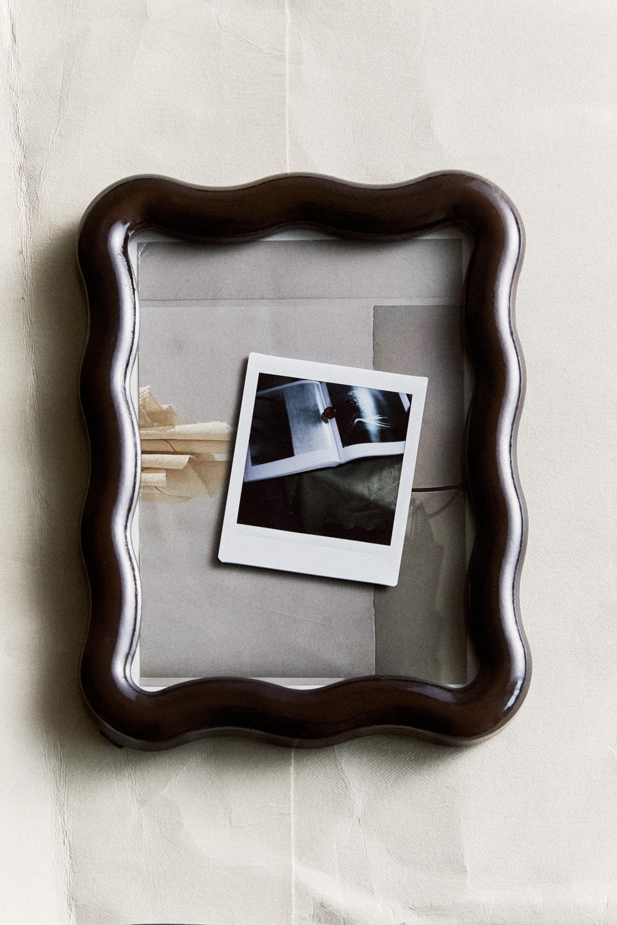 Zara WAVY WOODEN PICTURE FRAME — фото 5