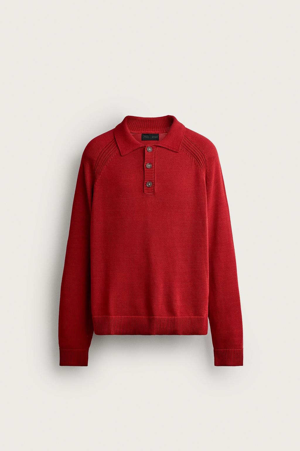 100% COTTON KNIT POLO SHIRT