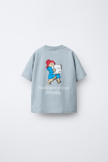 PADDINGTON ™ PRINT T-SHIRT - Mid-blue by Zara
