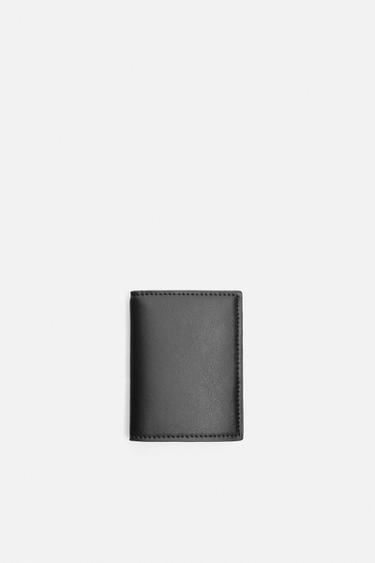PLAIN VERTICAL CARD HOLDER - Black by Zara - Image 0