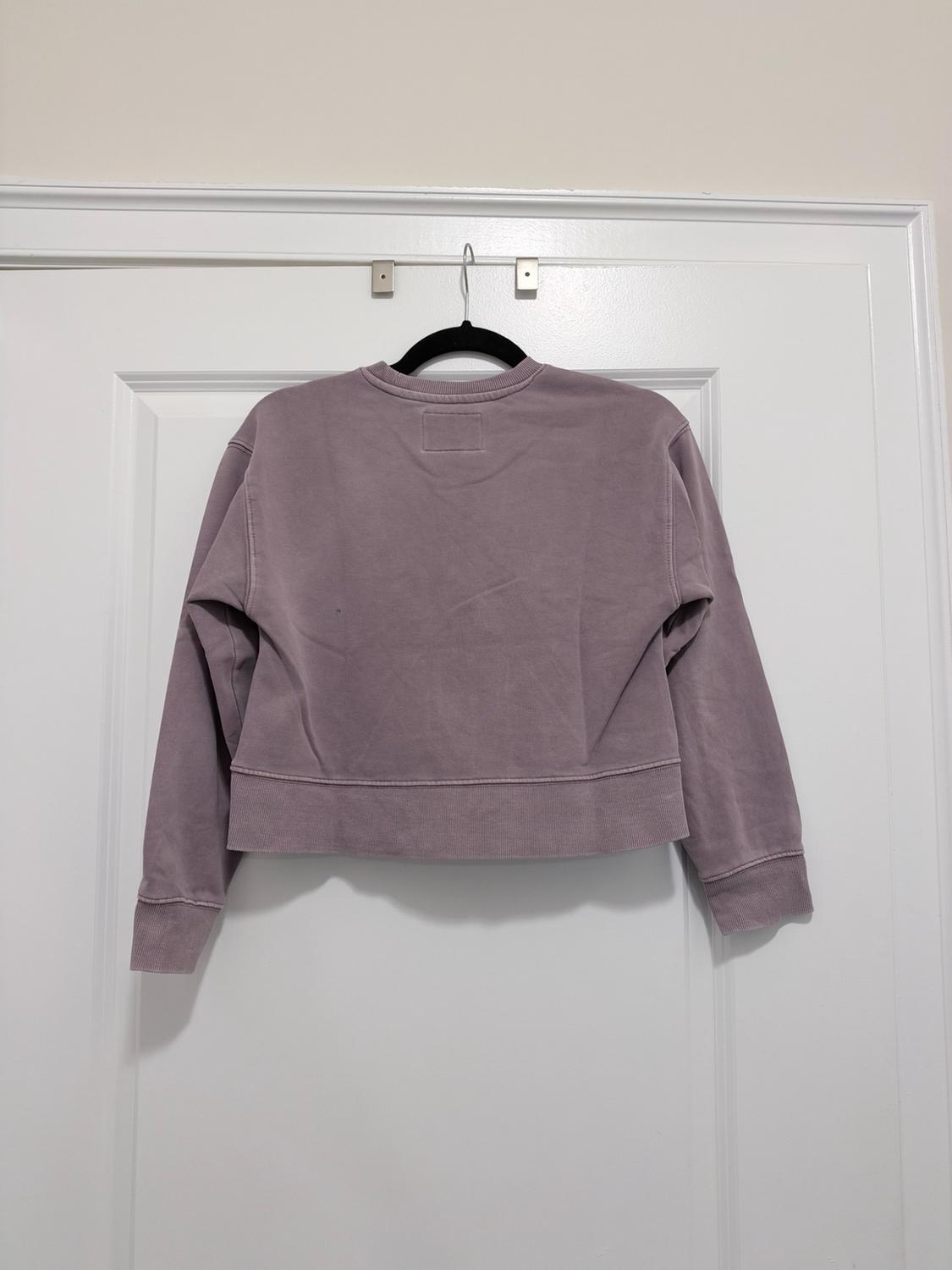 WASHED EFFECT TEXT SWEATSHIRT - Image 3