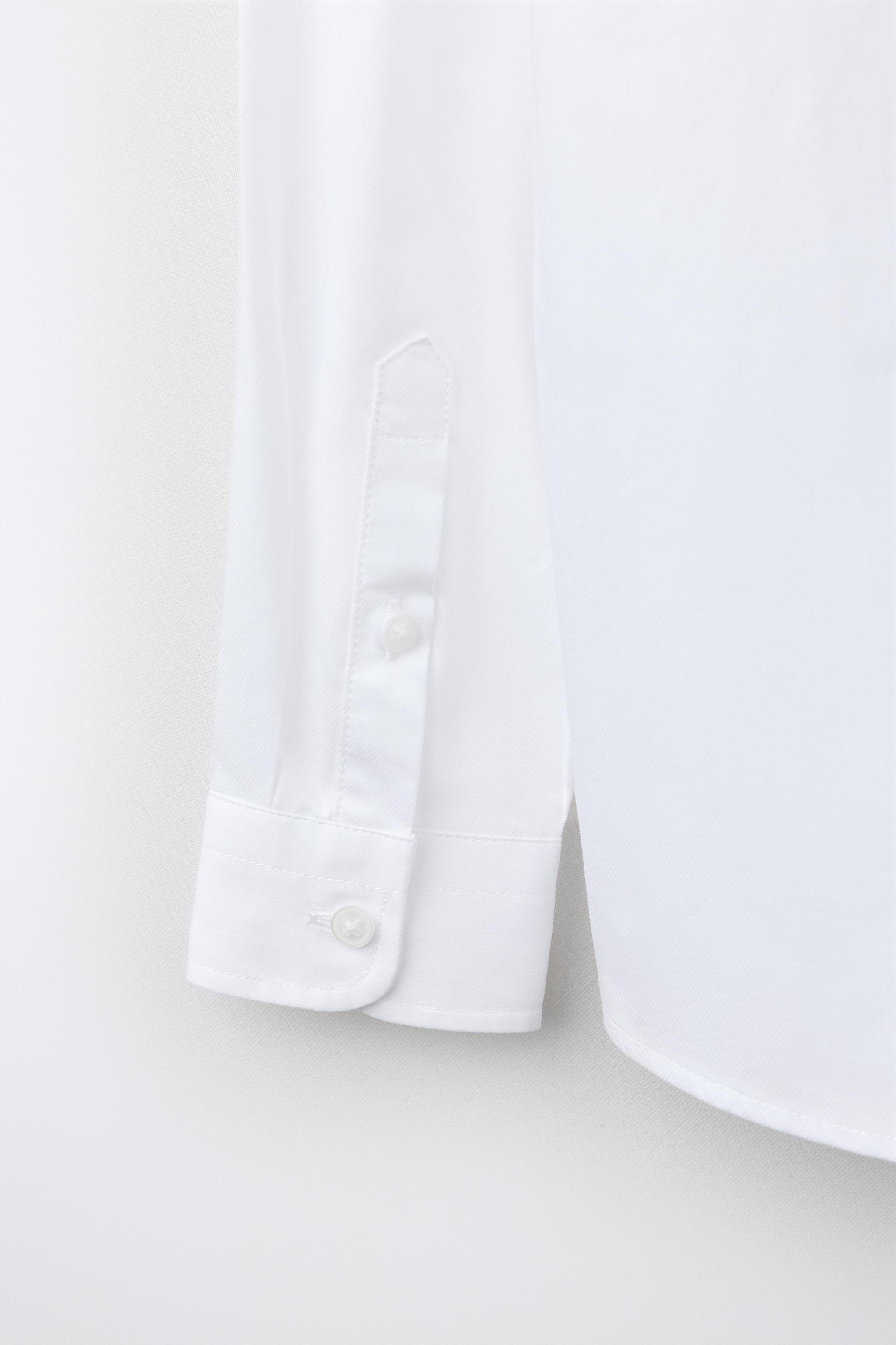 Детские платья Zara SOLID DRESS SHIRT — фото 4