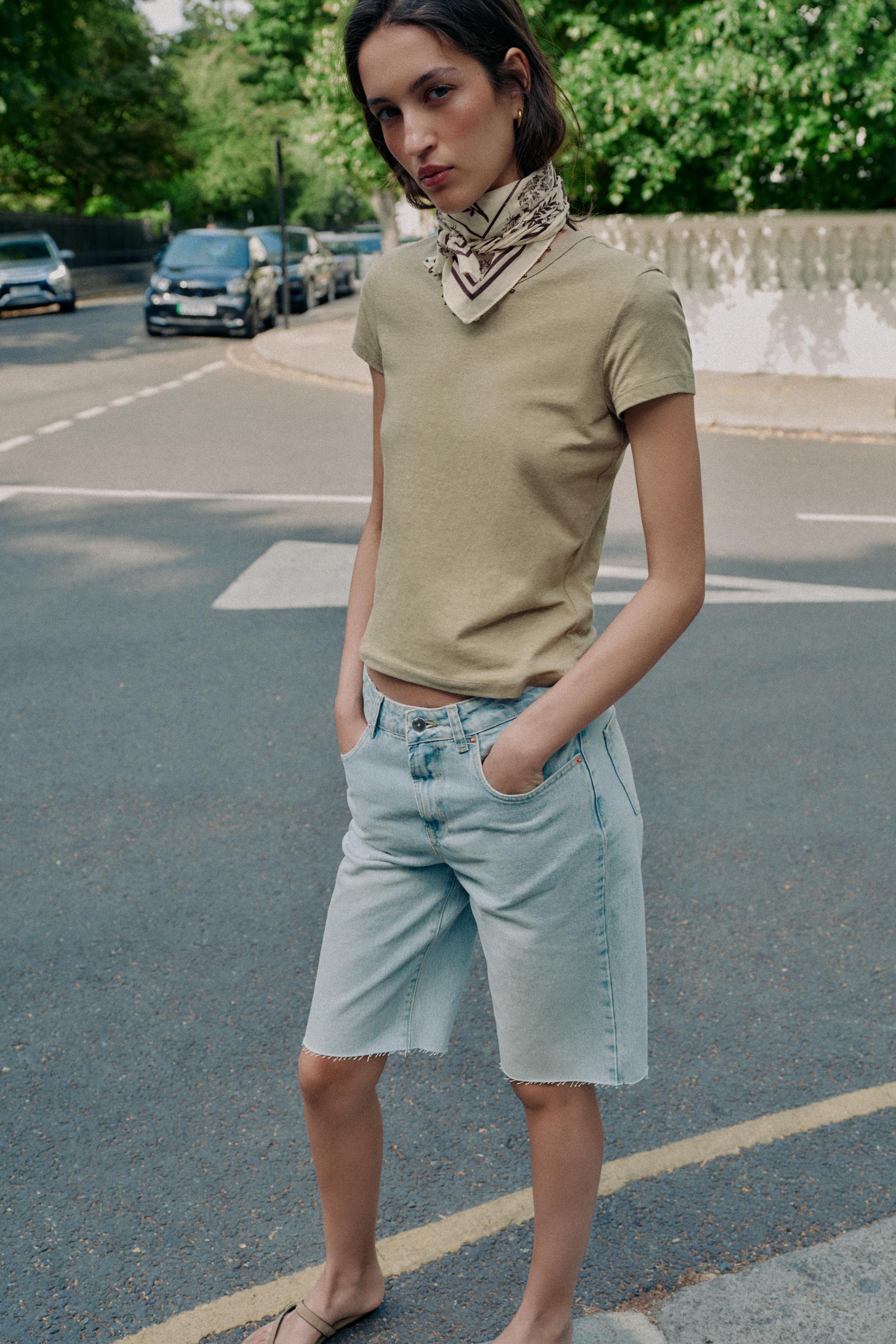 COTTON SHORT SLEEVE T-SHIRT — Mink