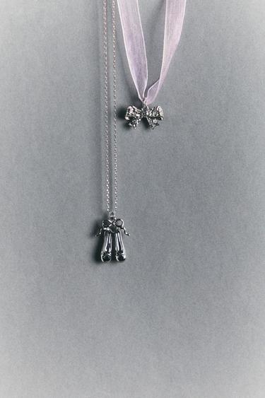 PACK DOS COLLARES BALLET - Rosa palo de Zara