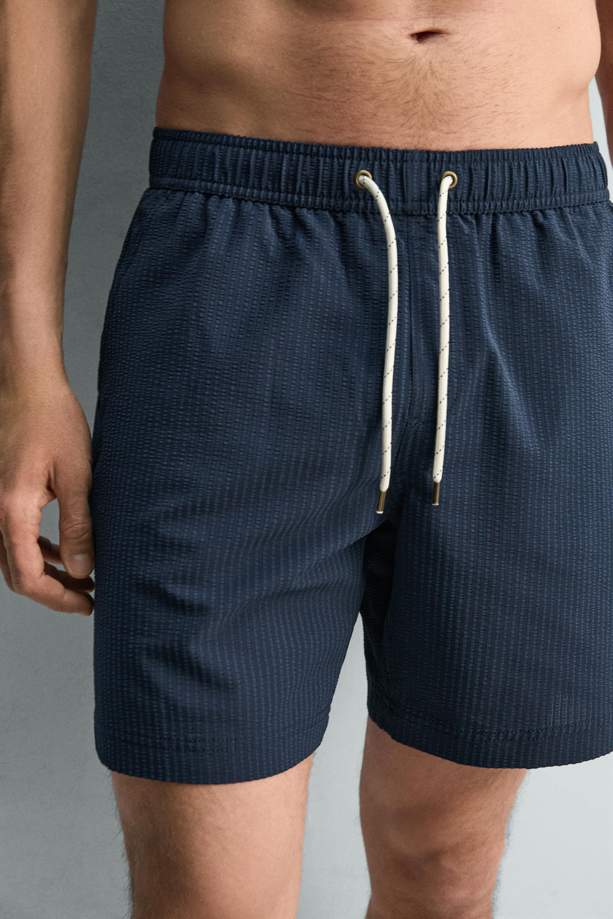 MAILLOT DE BAIN LONG EN SEERSUCKER