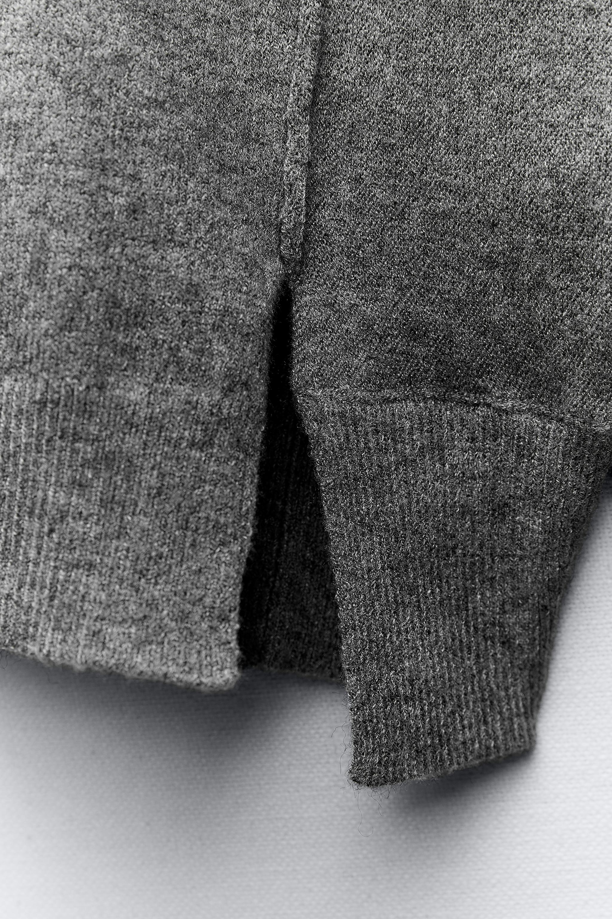 プレーン オーバーサイズ ニットセーター - グレー | ZARA Japan / 日本
