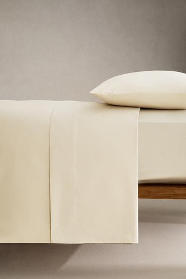 DRAP-HOUSSE PERCALE DE COTON | 40 CM DE HAUT (200 FILS) - Beige de Zara - Image 2