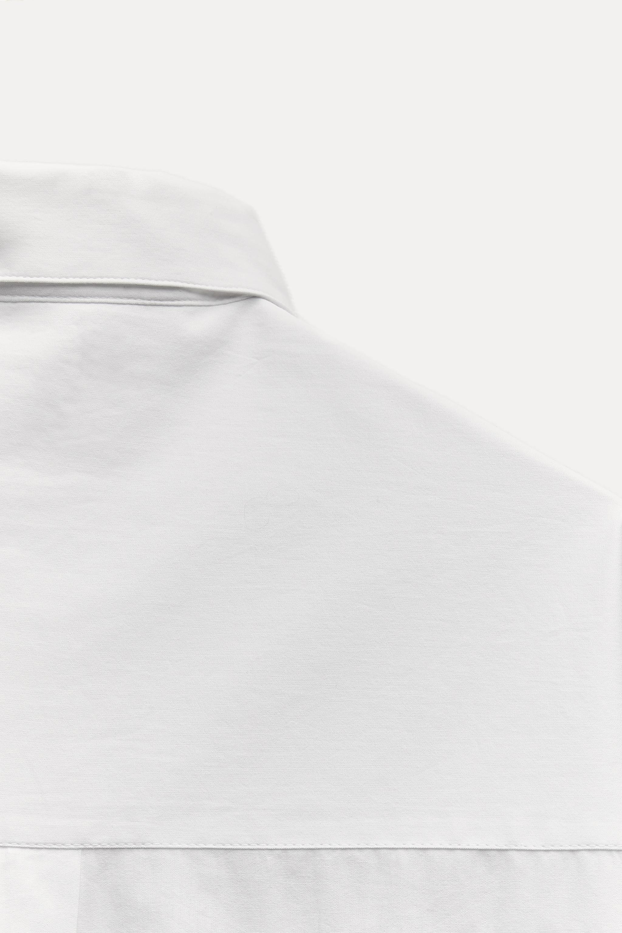 ZW COLLECTION LONG POPLIN SHIRT