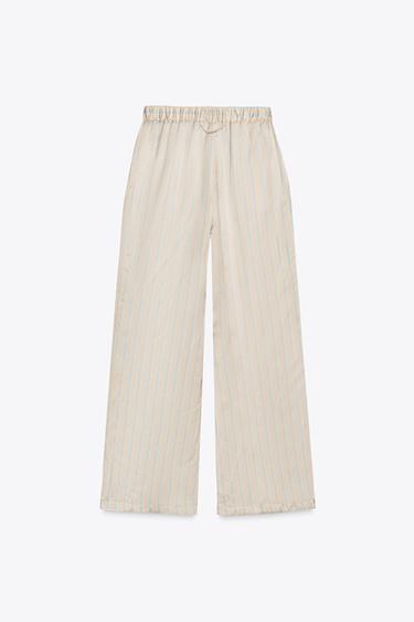 STRIPED PYJAMA TROUSERS ZW COLLECTION - striped by Zara - Image 6