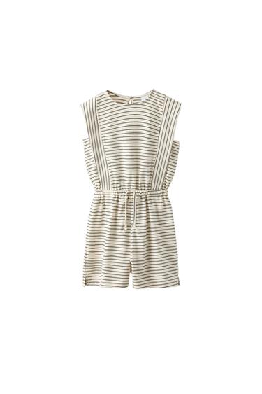 STRIPED PLAYSUIT